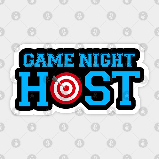 Game Night Host Sticker by Sham